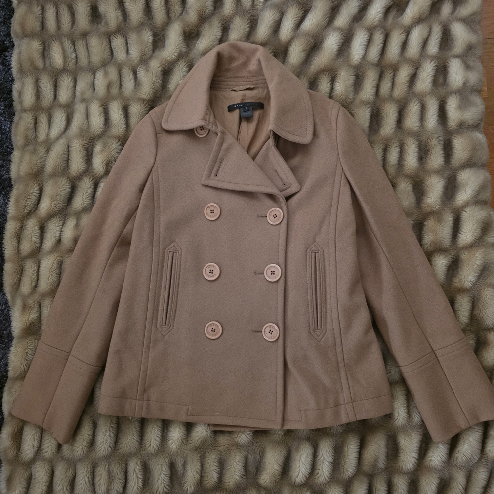 Marc Jacobs Classic Beige Pea Coat